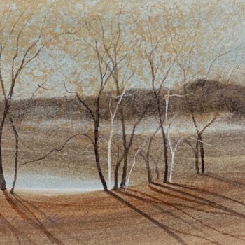 Brown Mountain Range Painting