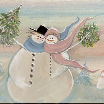 Frosty Friends Painting