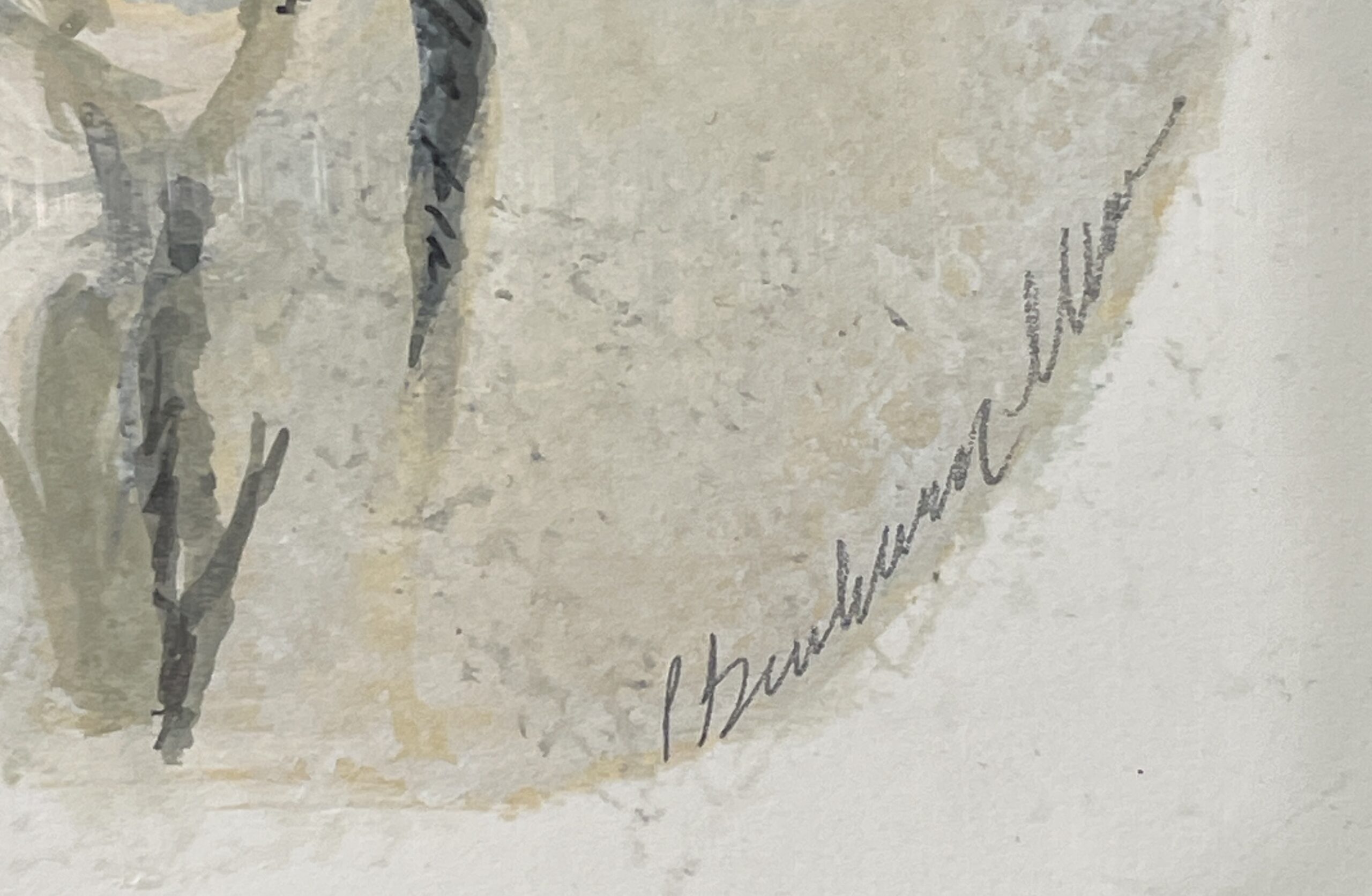 Husky Painting Signature