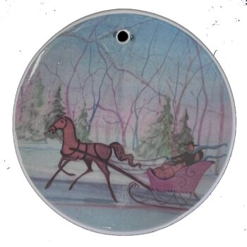 Winter Sleigh Ride Ornament