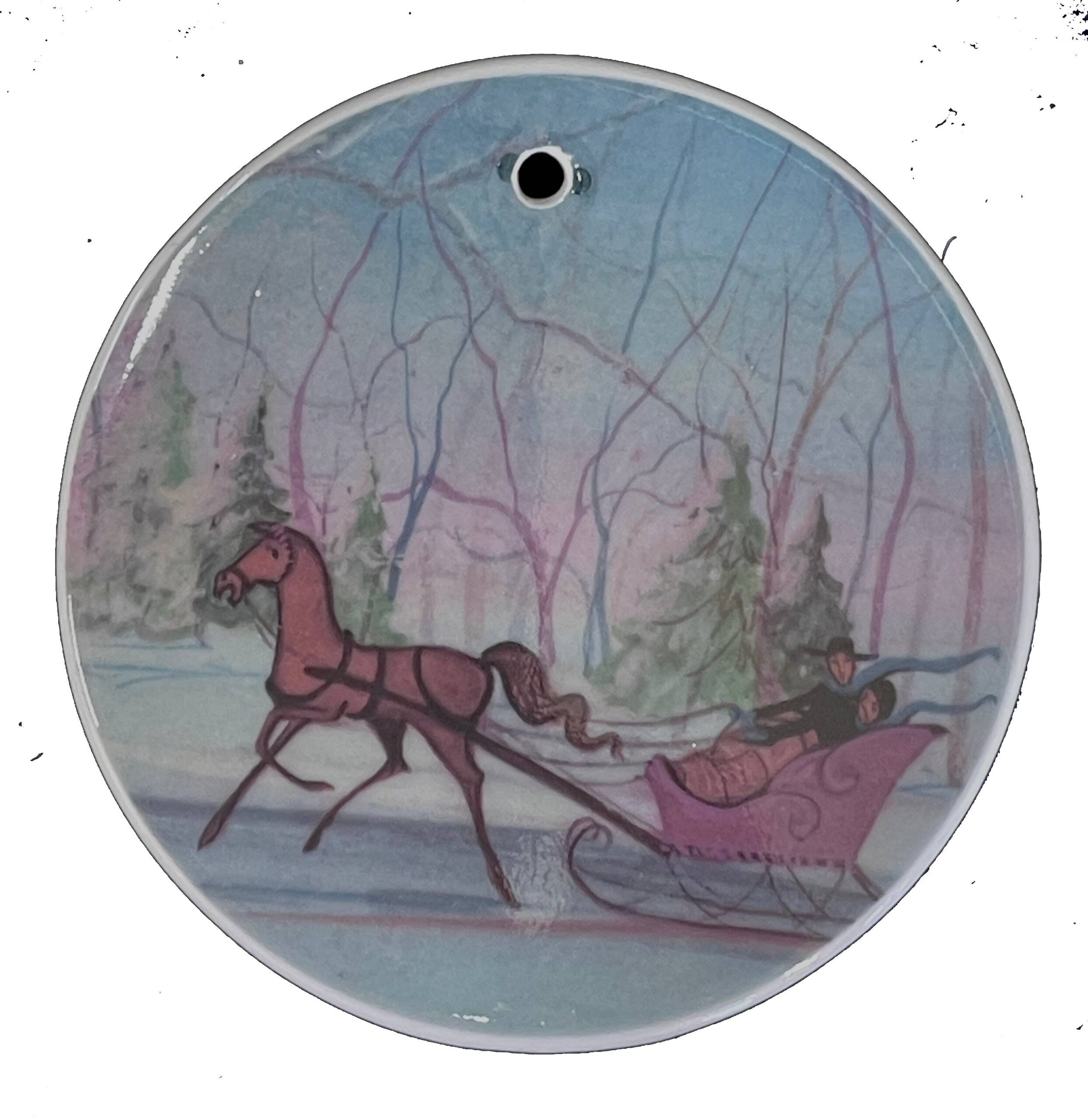 Winter Sleigh Ride Ornament