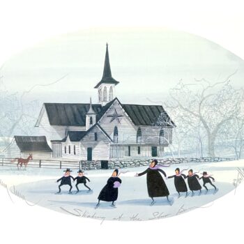 Skating At The Star Barn Artist Proof