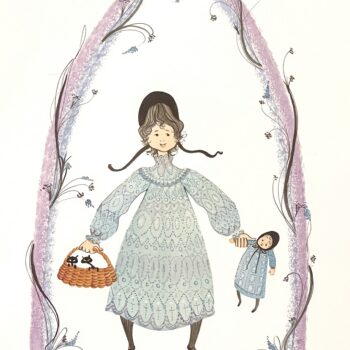 JoAnn rare limited edition print by P. Buckley Moss - Girl Name Collection.