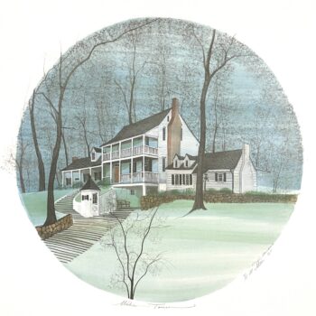 Michie Tavern Artist Proof by P. Buckley Moss is a rare, limited edition print.