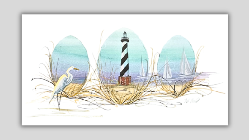 Along the Water in the curated P. Buckley Moss collections