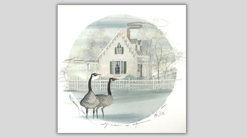 The American Home in the curated P. Buckley Moss collections
