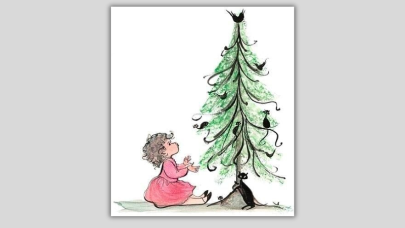 Christmas Traditions in the curated P. Buckley Moss collections